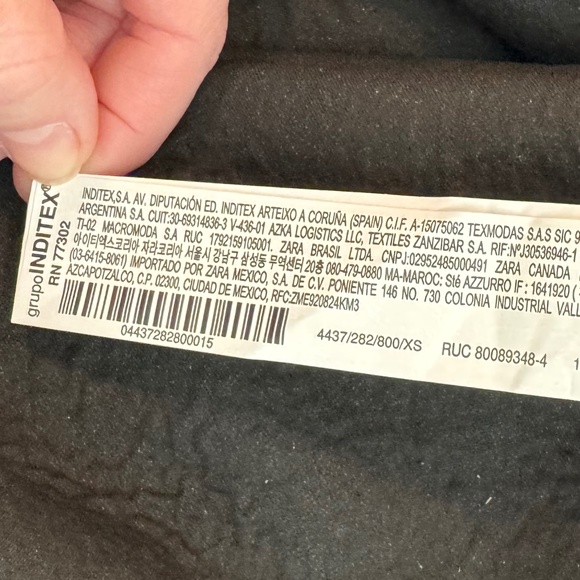 Zara Black Sparkle Sleeveless Dress XS NWT - Picture 7 of 8